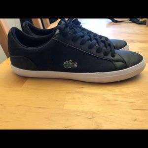 Lacoste Black Leather Men’s Sneaker (size 11 US)